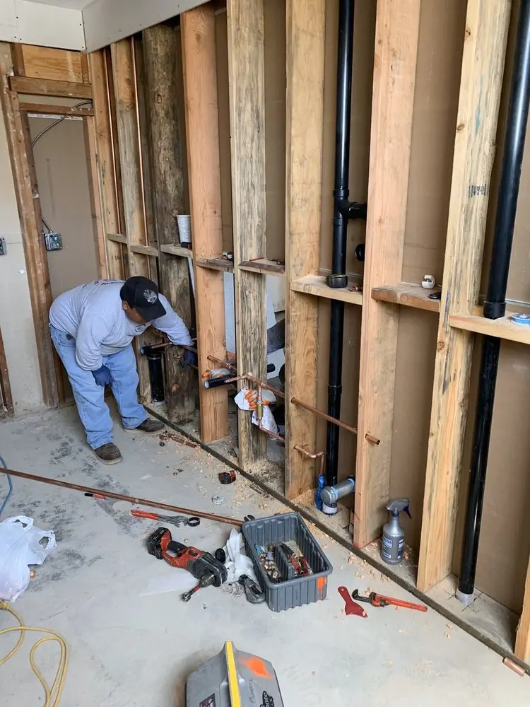 Commercial rough-in plumbing for Gas Line Repair in Glendale